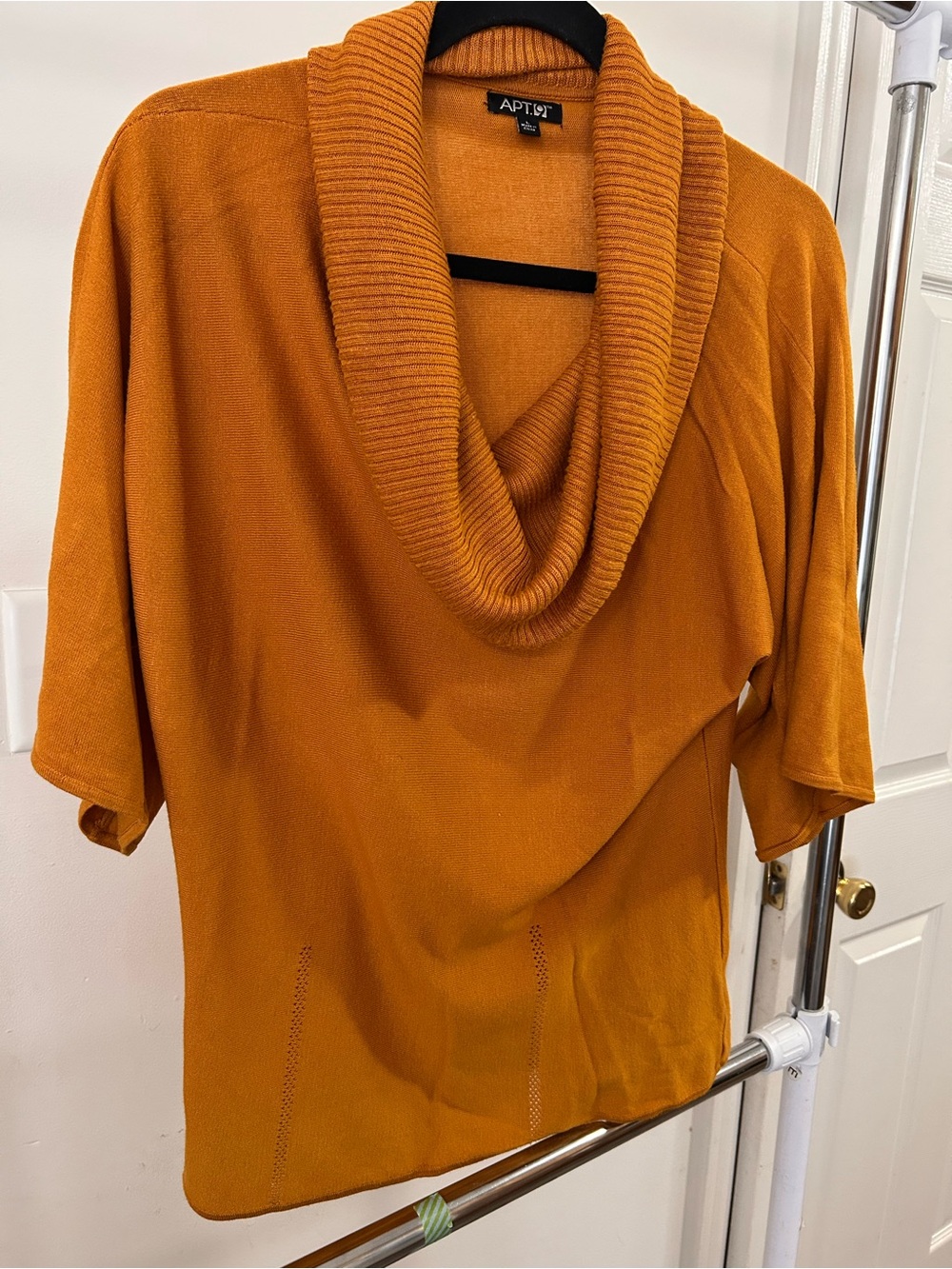 Apt. 9 Women's Cowl Neck Sweater in Mustard - Picture 3 of 7